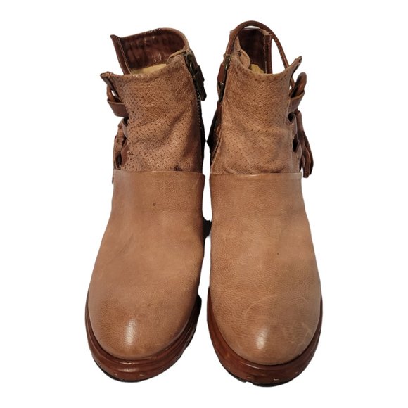 A.S.98 Bootie Peachy Tan Size 37 - Picture 2 of 11